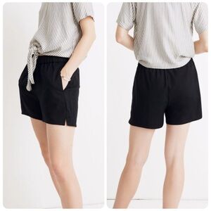 Madewell Pull-On Shorts Almost Black Size M